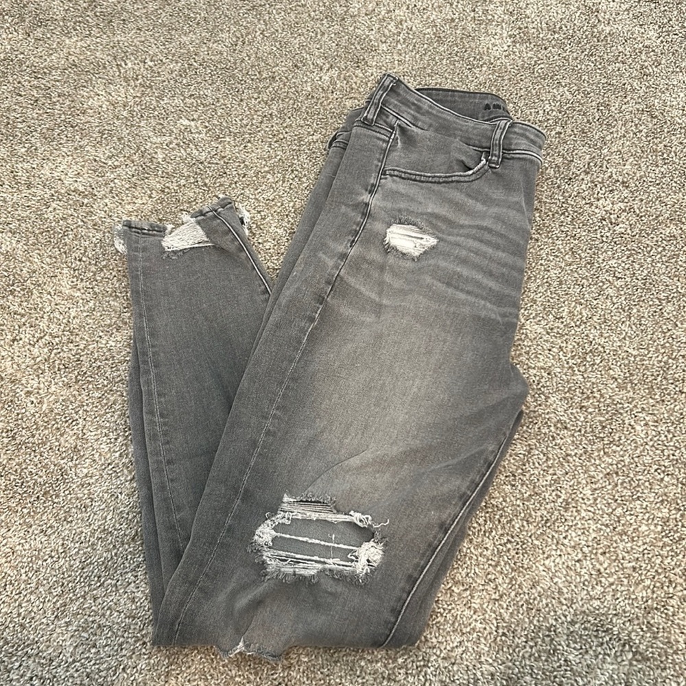 AE super high rise skinny jeans